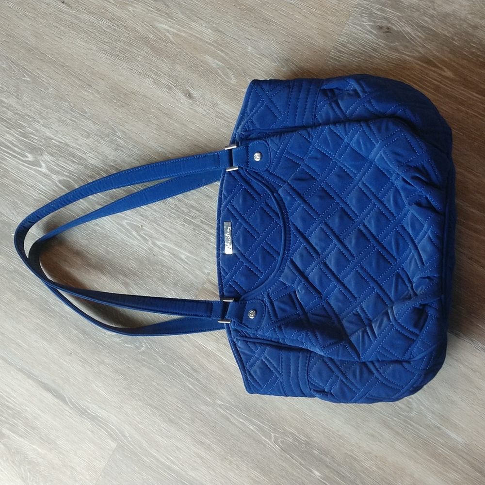 Vera Bradley Glenna Bag, navy, like new